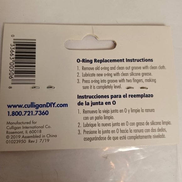 Culligan OR-34 A Replacement O-Ring HF-150A HF-360 Pack of 2 - Picture 3 of 3